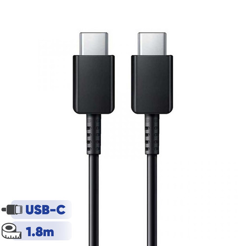 کابل تبدیل USB-C به USB-C سامسونگ مدل 1.8 متری - 3 آمپر