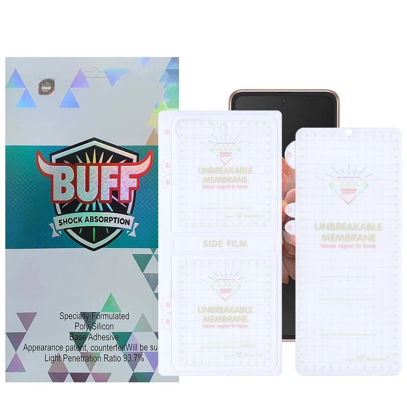 محافظ صفحه نمایش بوف مدل Hydrogel مناسب برای گوشی موبایل سامسونگ Galaxy Z Flip 7 به همراه محافظ پشت گوشی