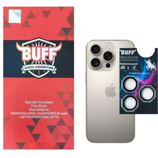 محافظ لنز دوربین فلزی بوف مدل Hexagon Metal Arlenz مناسب برای گوشی موبایل اپل IPhone 16 Pro/ 16 Pro Max
