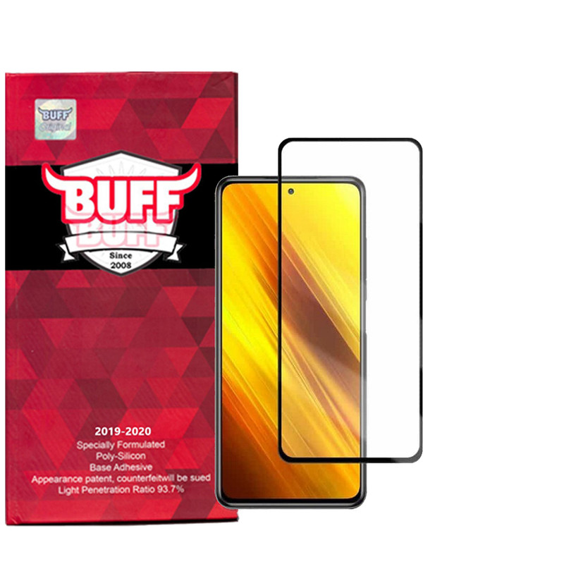 محافظ صفحه نمایش 5D بوف مدل F33 مناسب برای گوشی موبایل شیائومی Mi Poco X3