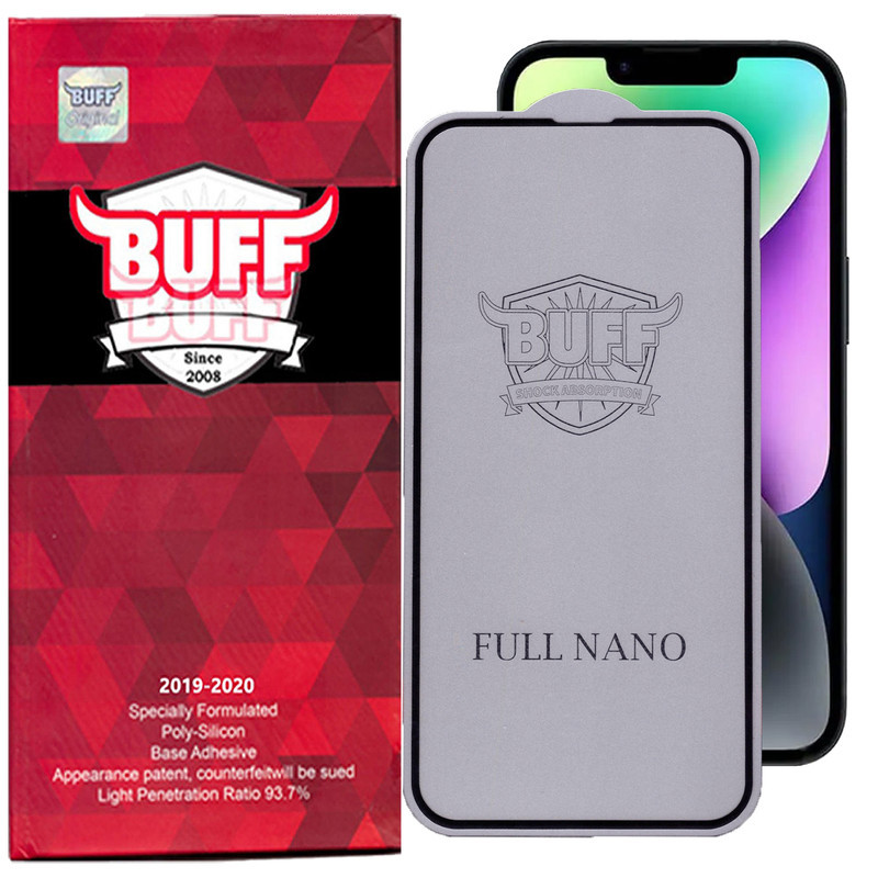 محافظ صفحه نمایش بوف مدل Full Nano مناسب برای گوشی موبایل اپل iphone 16e/13/13pro/14