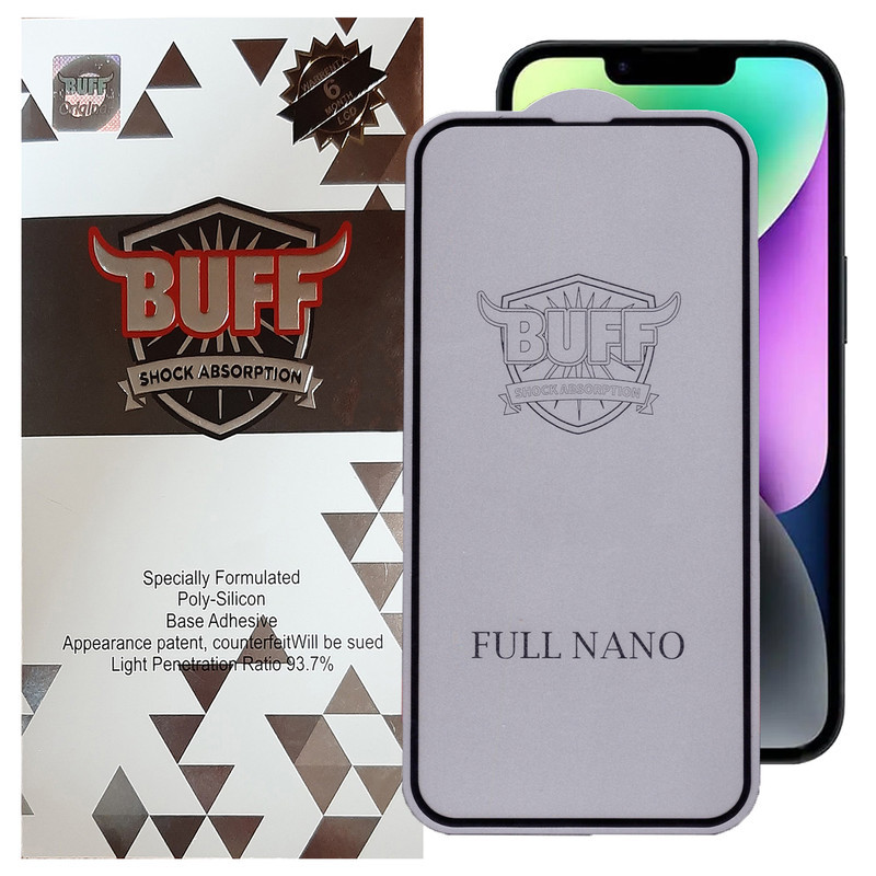 محافظ صفحه نمایش بوف مدل Full Nano-G مناسب برای گوشی موبایل اپل Iphone 16e / 13 / 13 Pro / 14
