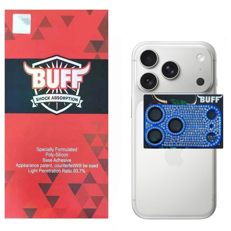 محافظ لنز دوربین فلزی بوف مدل Diamond Metal Shield مناسب برای گوشی موبایل اپل iPhone 17 Pro
